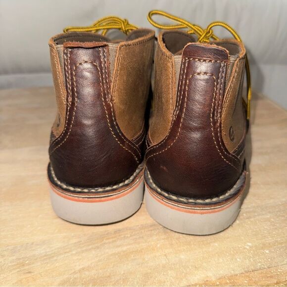 Men’s Clark’s Collection Eastern-mid leather lace up vintage style boots sz 9.5 - Picture 11 of 15